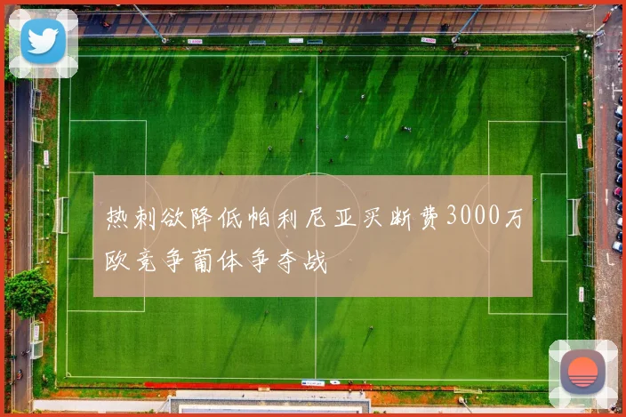 热刺欲降低帕利尼亚买断费3000万欧竞争葡体争夺战